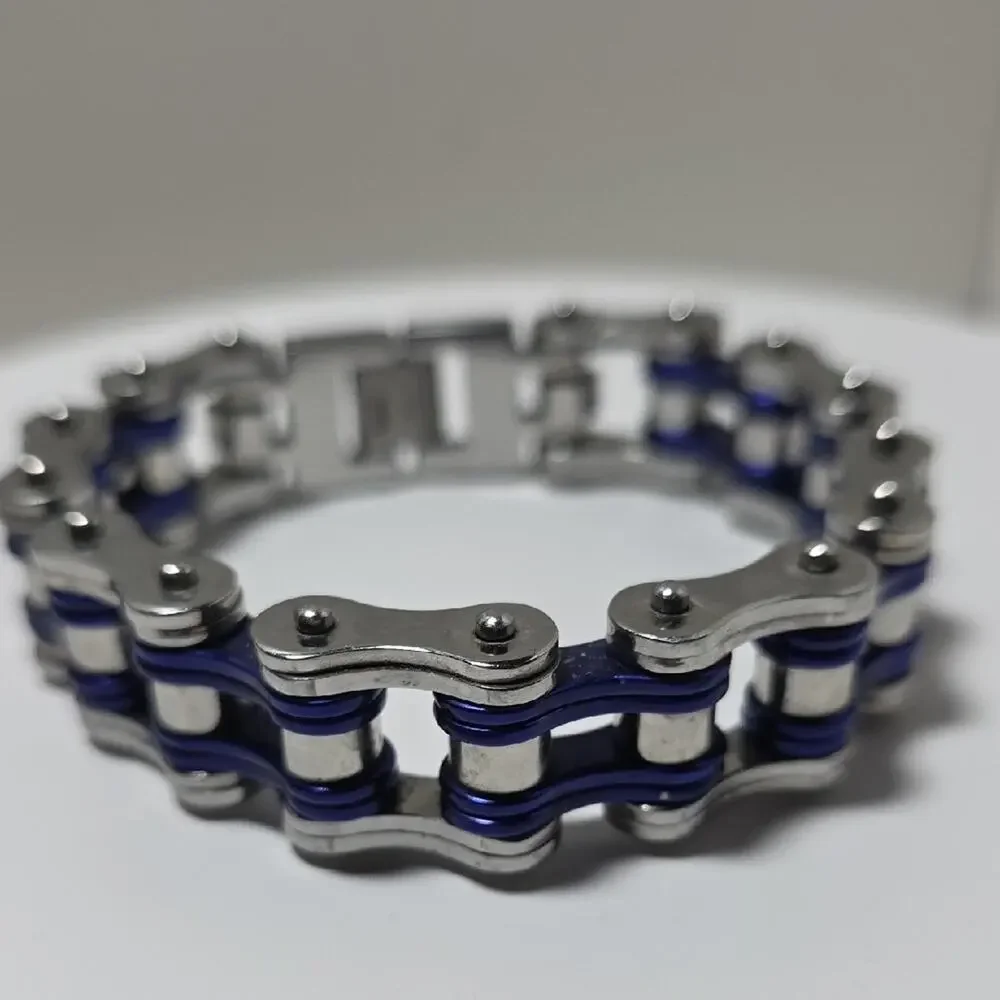 Stainless Steel Bike Chain Bracelet